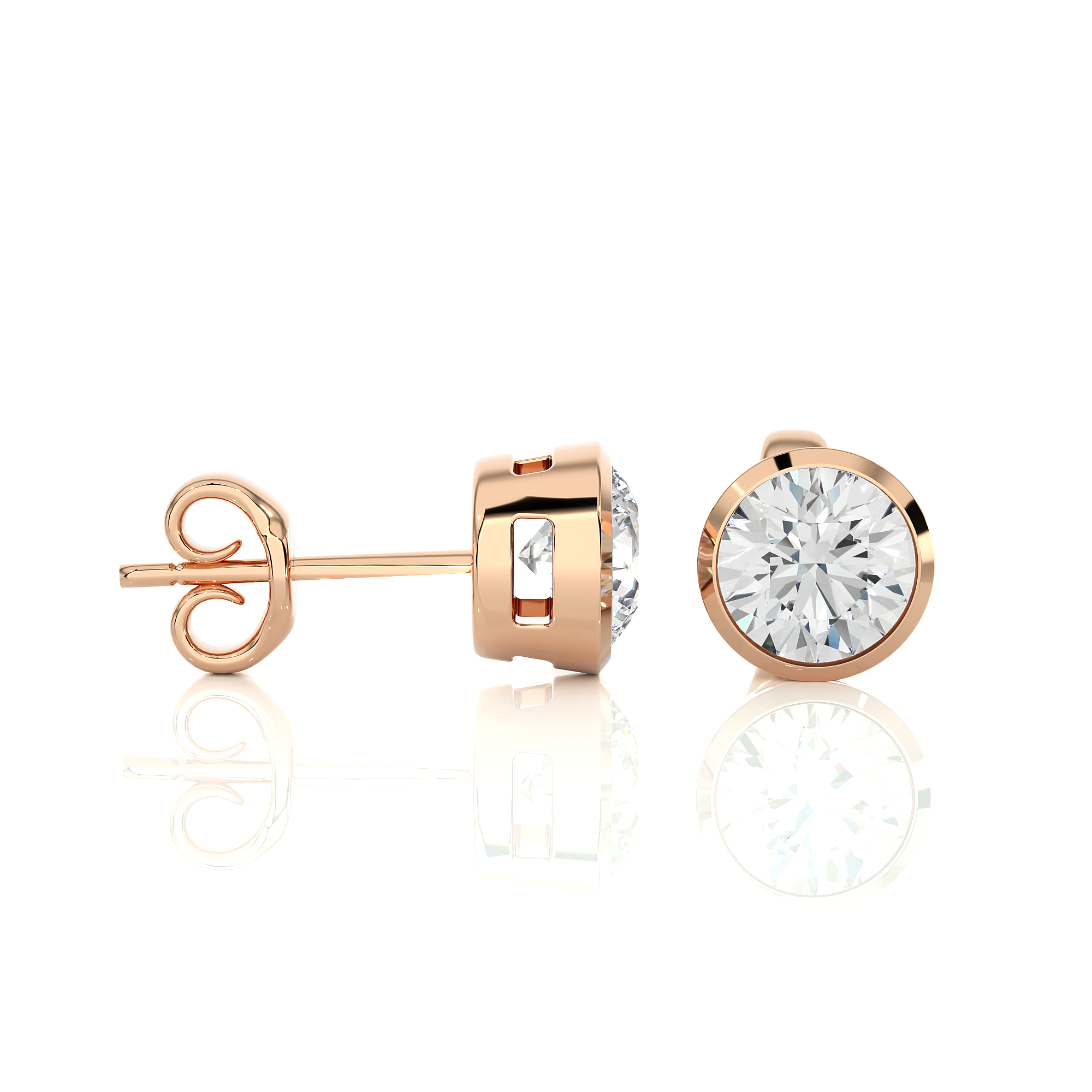 Buy 1.18Ct Natural Diamond Stud Earrings | Solitairekart